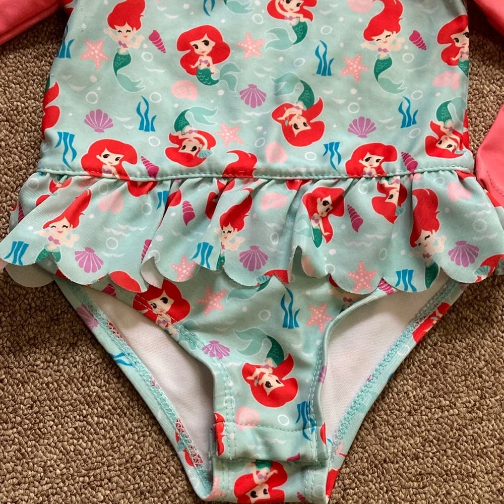 ❤️Little Mermaid rash guard❤️ - Picture 6 of 9